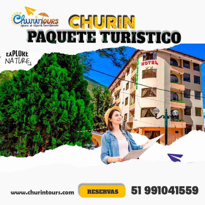Paquete Turistico Churin 2 dias y 1 noche Churin