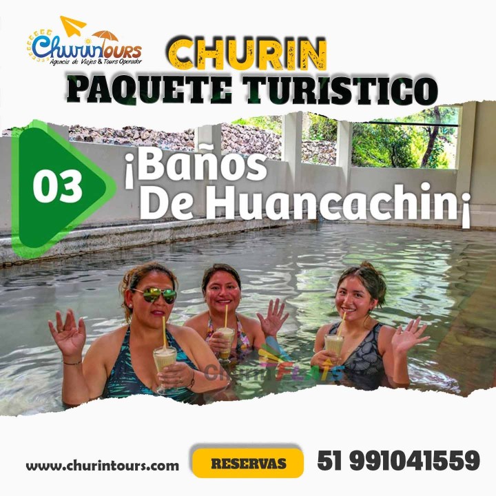 Paquete Turistico Churin 4 dias y 3 noches Churin