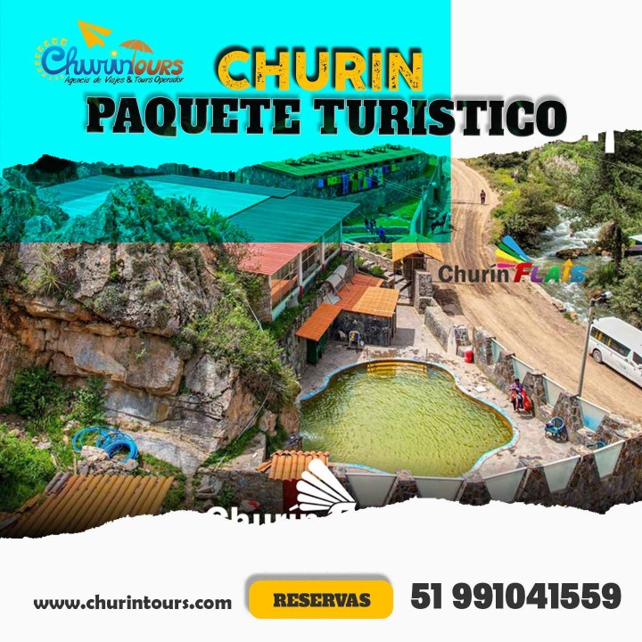 Paquete Turistico Churin 4 dias y 3 noches Churin